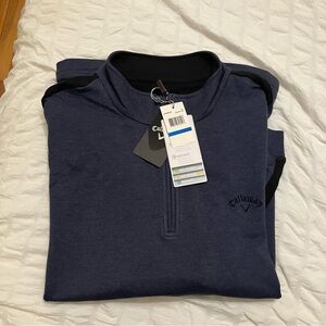 NWT Calloway Navy Quarter Zip
